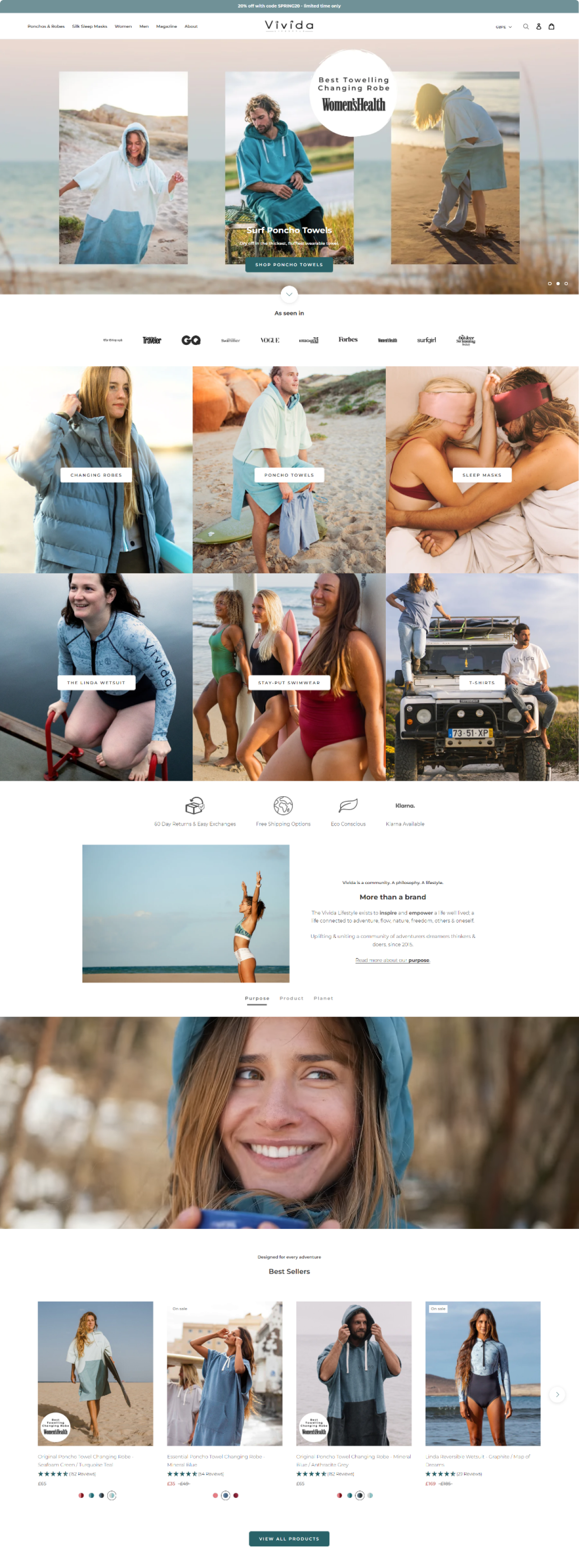 Vivida Lifestyle website views