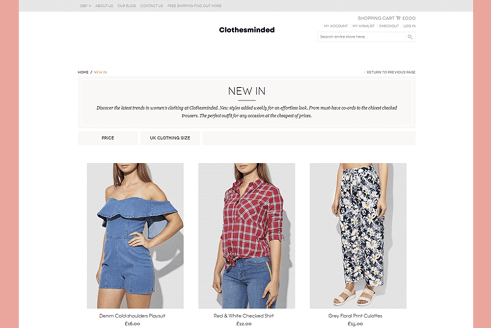 clotheminded home