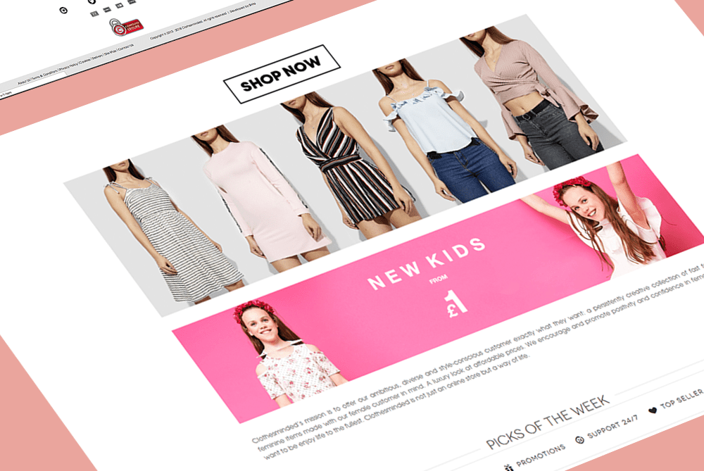 clothesminded responsive view