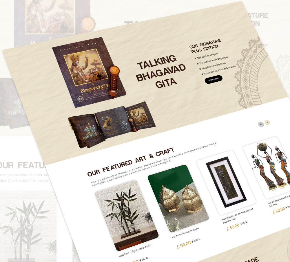 Chamak 2nd page slider Chamak 2nd page slider